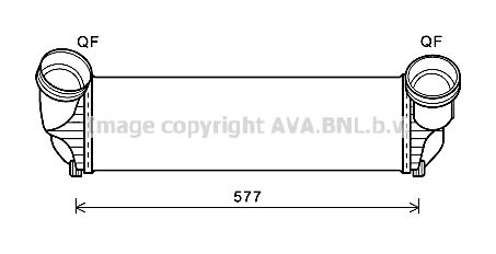 AVA QUALITY COOLING Starpdzesētājs BW4543